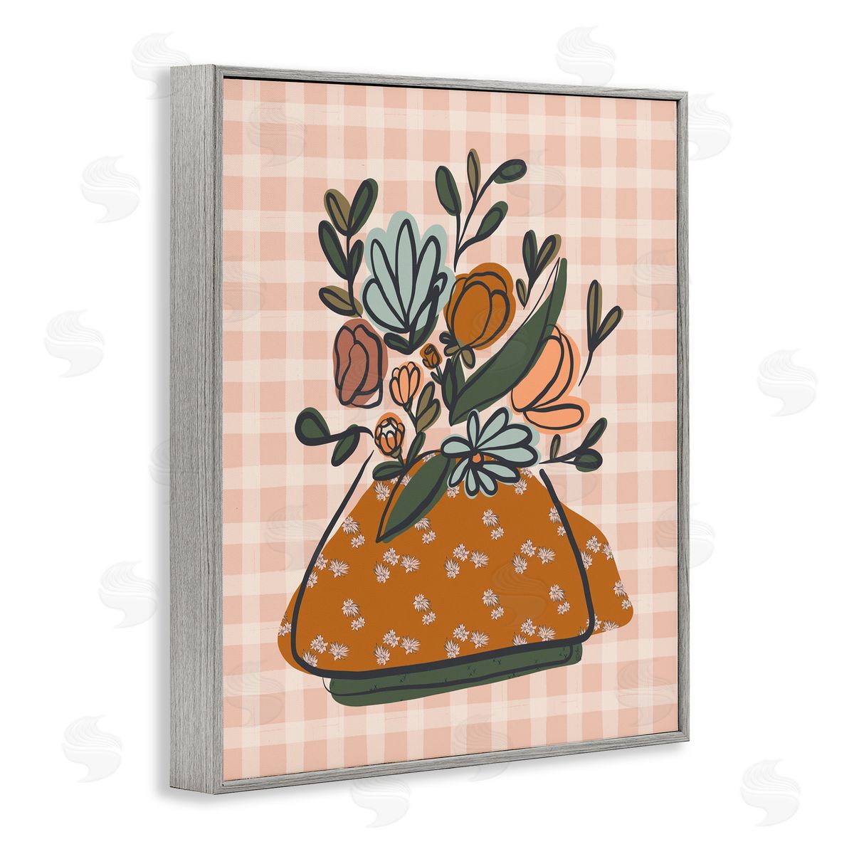 Beki Marquardt Piano Room Florals Canvas Wall Art Print