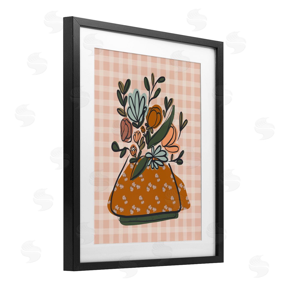 Beki Marquardt Piano Room Florals Canvas Wall Art Print