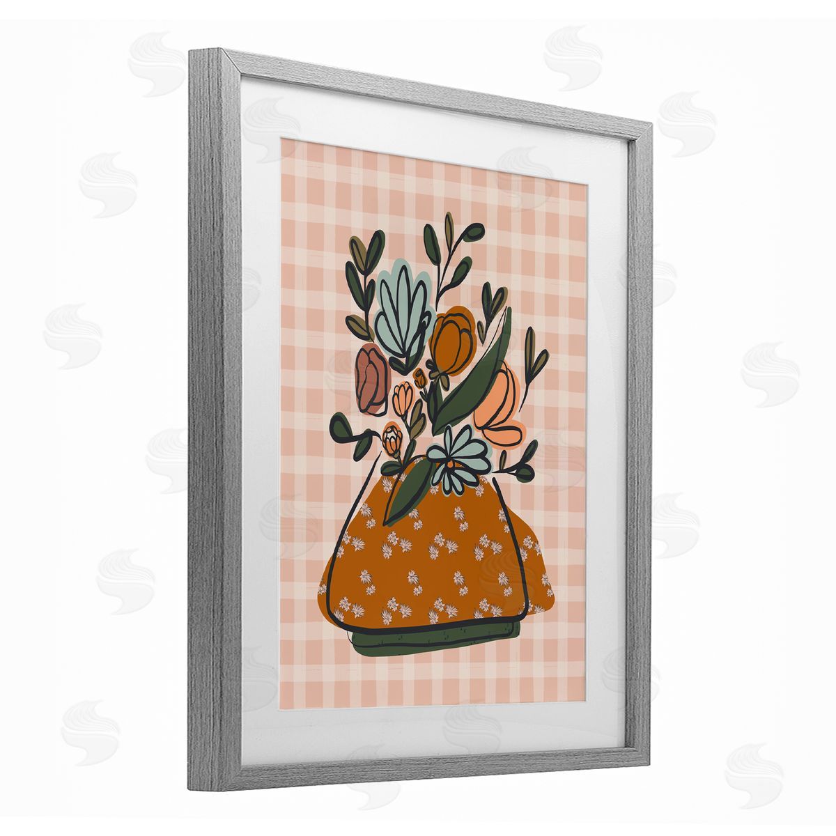 Beki Marquardt Piano Room Florals Canvas Wall Art Print