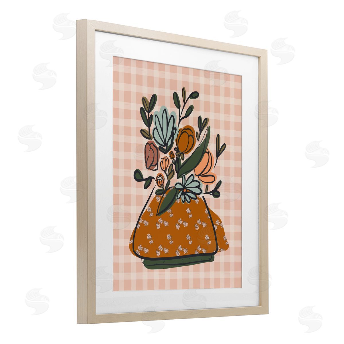 Beki Marquardt Piano Room Florals Canvas Wall Art Print