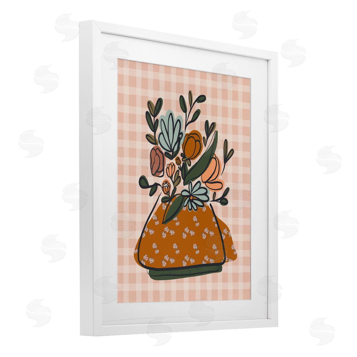 Beki Marquardt Piano Room Florals Canvas Wall Art Print