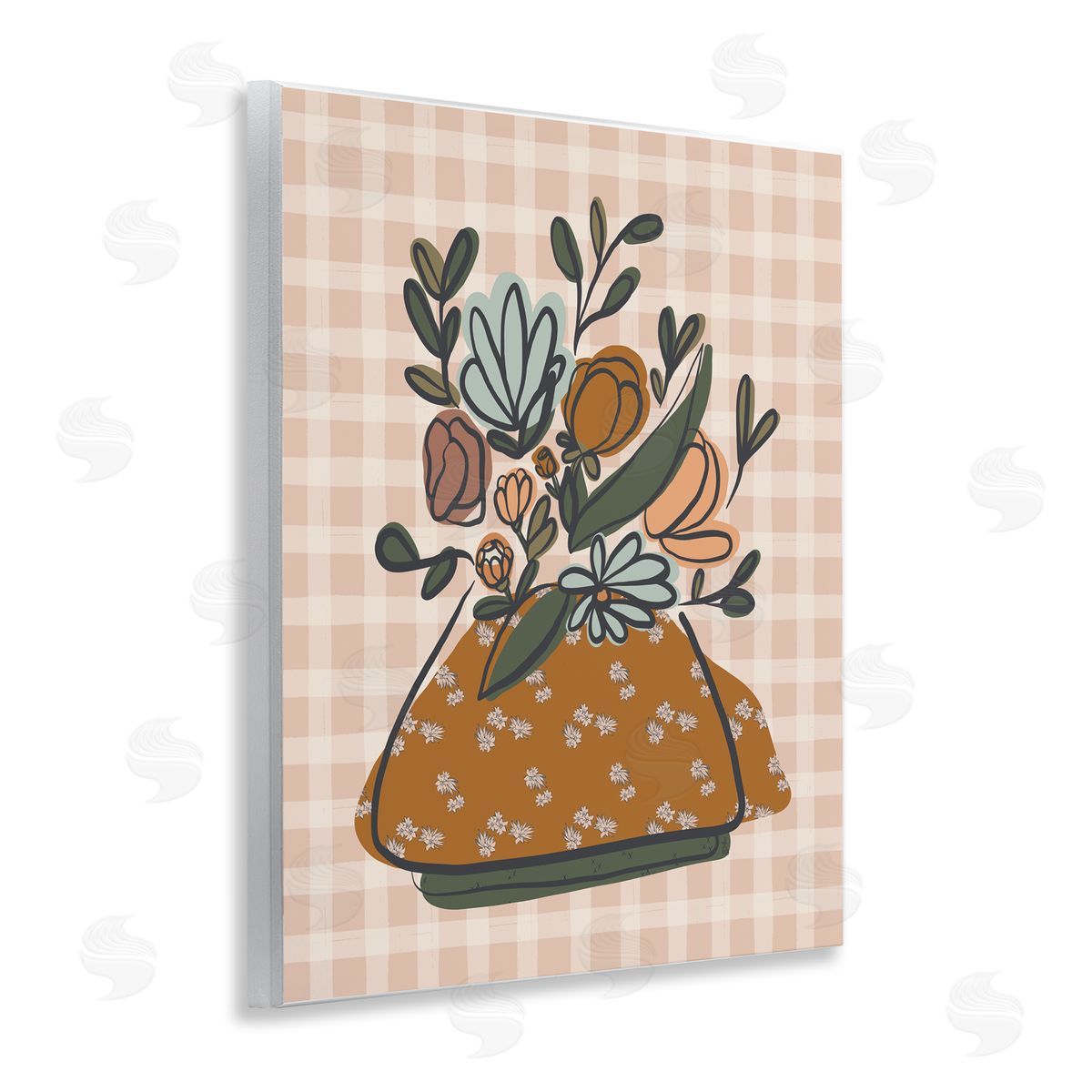 Beki Marquardt Piano Room Florals Canvas Wall Art Print