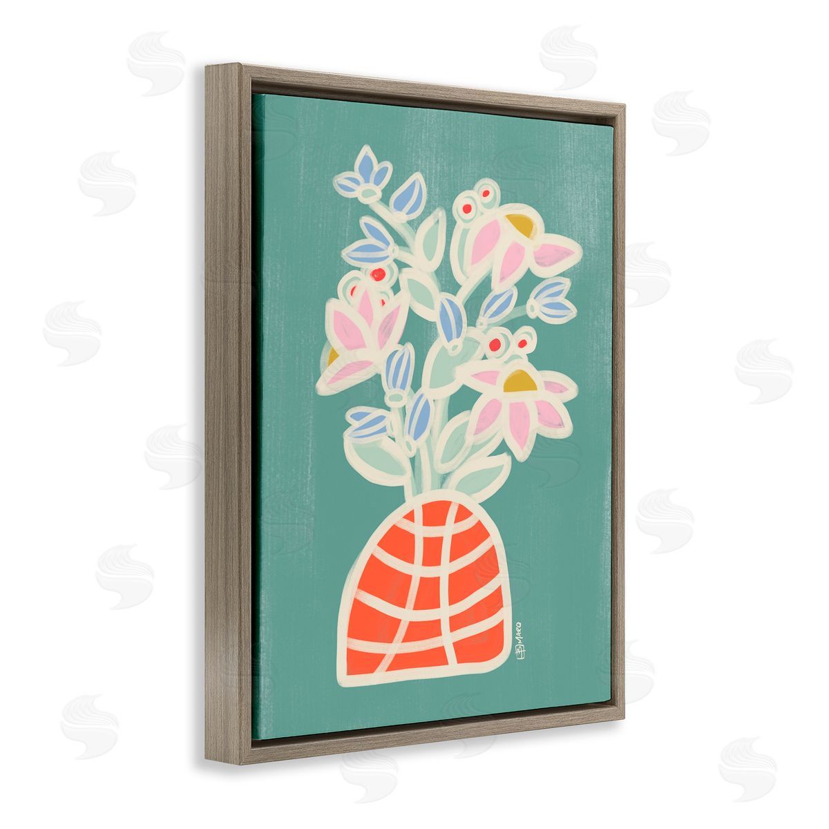 Beki Marquardt Bryce Flower Bouquet Canvas Wall Art Print