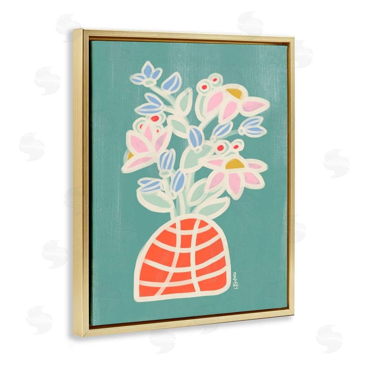 Beki Marquardt Bryce Flower Bouquet Canvas Wall Art Print