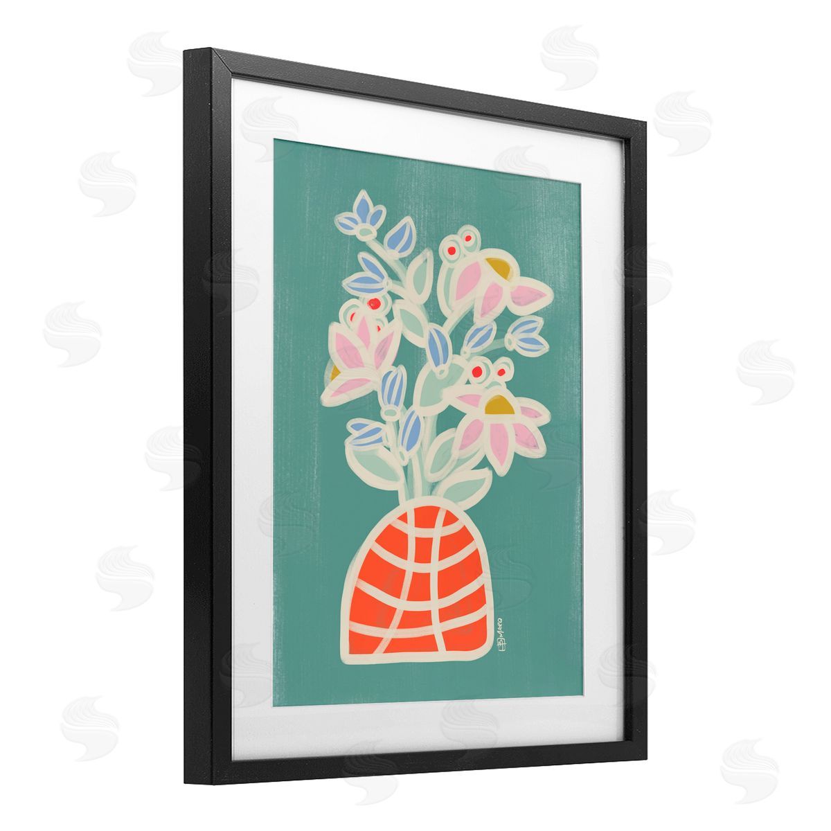 Beki Marquardt Bryce Flower Bouquet Canvas Wall Art Print