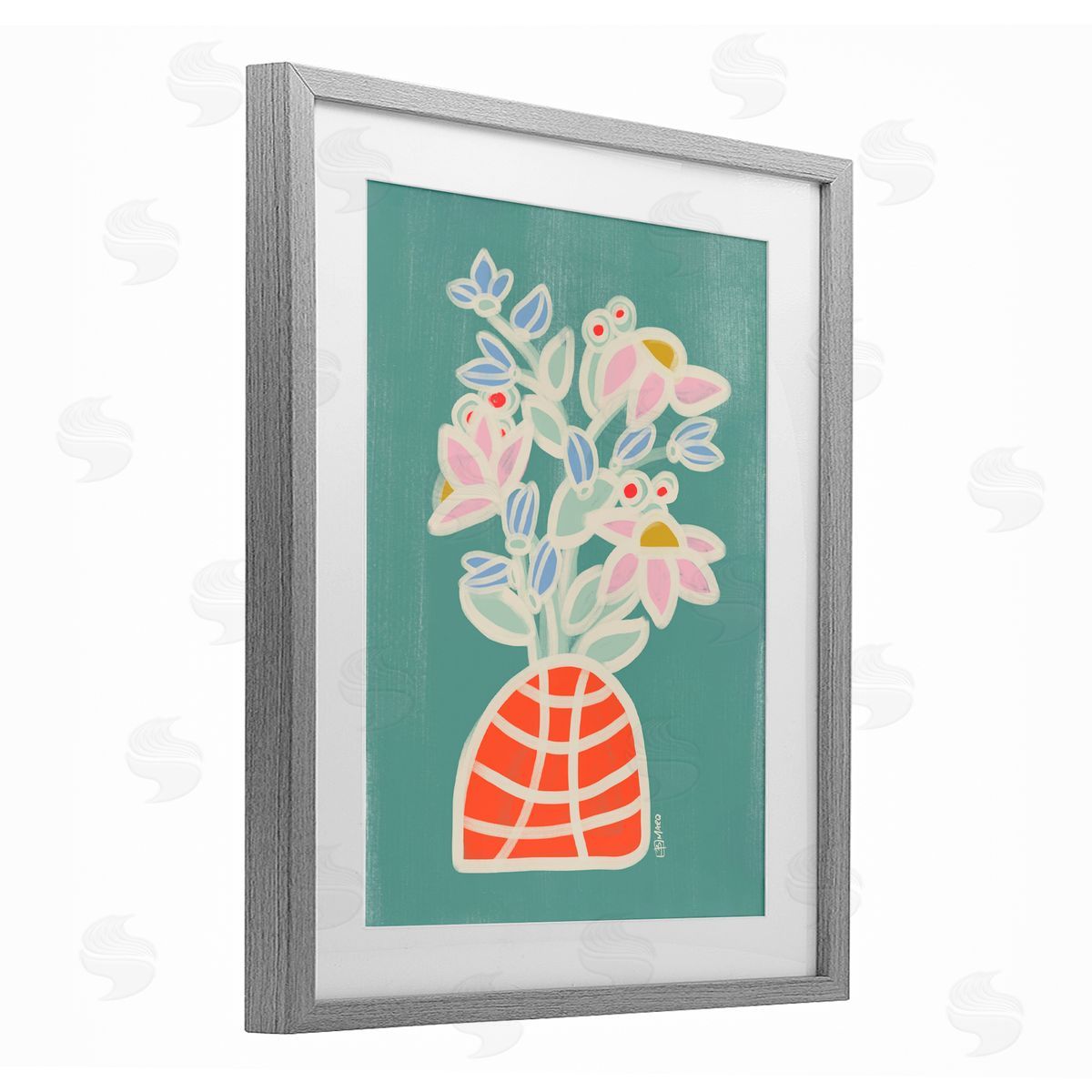 Beki Marquardt Bryce Flower Bouquet Canvas Wall Art Print