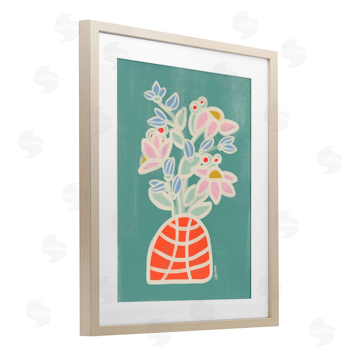 Beki Marquardt Bryce Flower Bouquet Canvas Wall Art Print