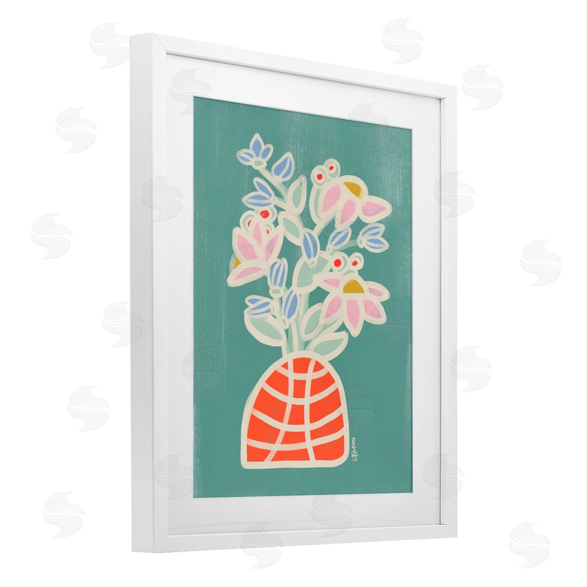 Beki Marquardt Bryce Flower Bouquet Canvas Wall Art Print