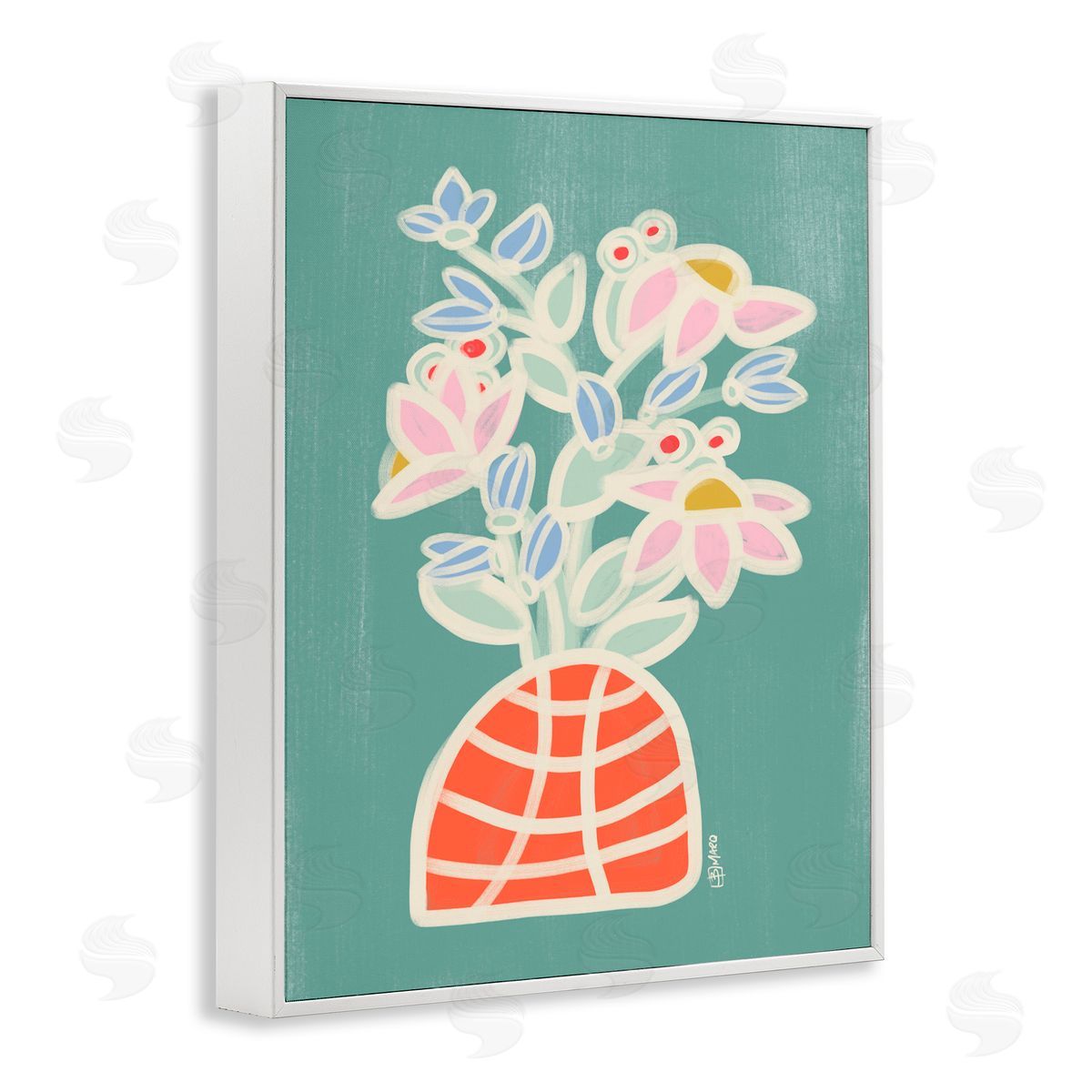 Beki Marquardt Bryce Flower Bouquet Canvas Wall Art Print
