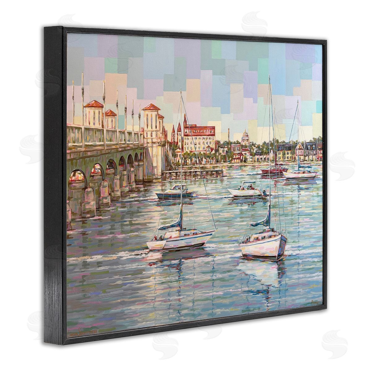 Linda Sperruzzi The Colors Of Bayfront Canvas Wall Art Print