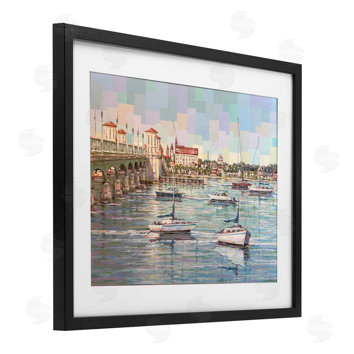 Linda Sperruzzi The Colors Of Bayfront Canvas Wall Art Print