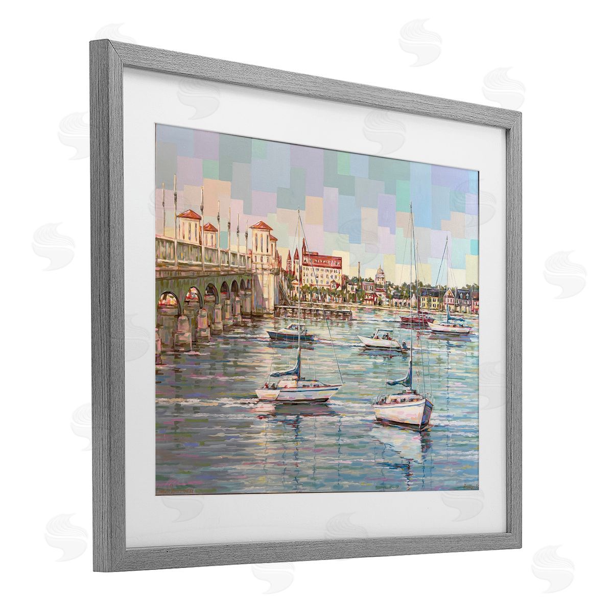 Linda Sperruzzi The Colors Of Bayfront Canvas Wall Art Print