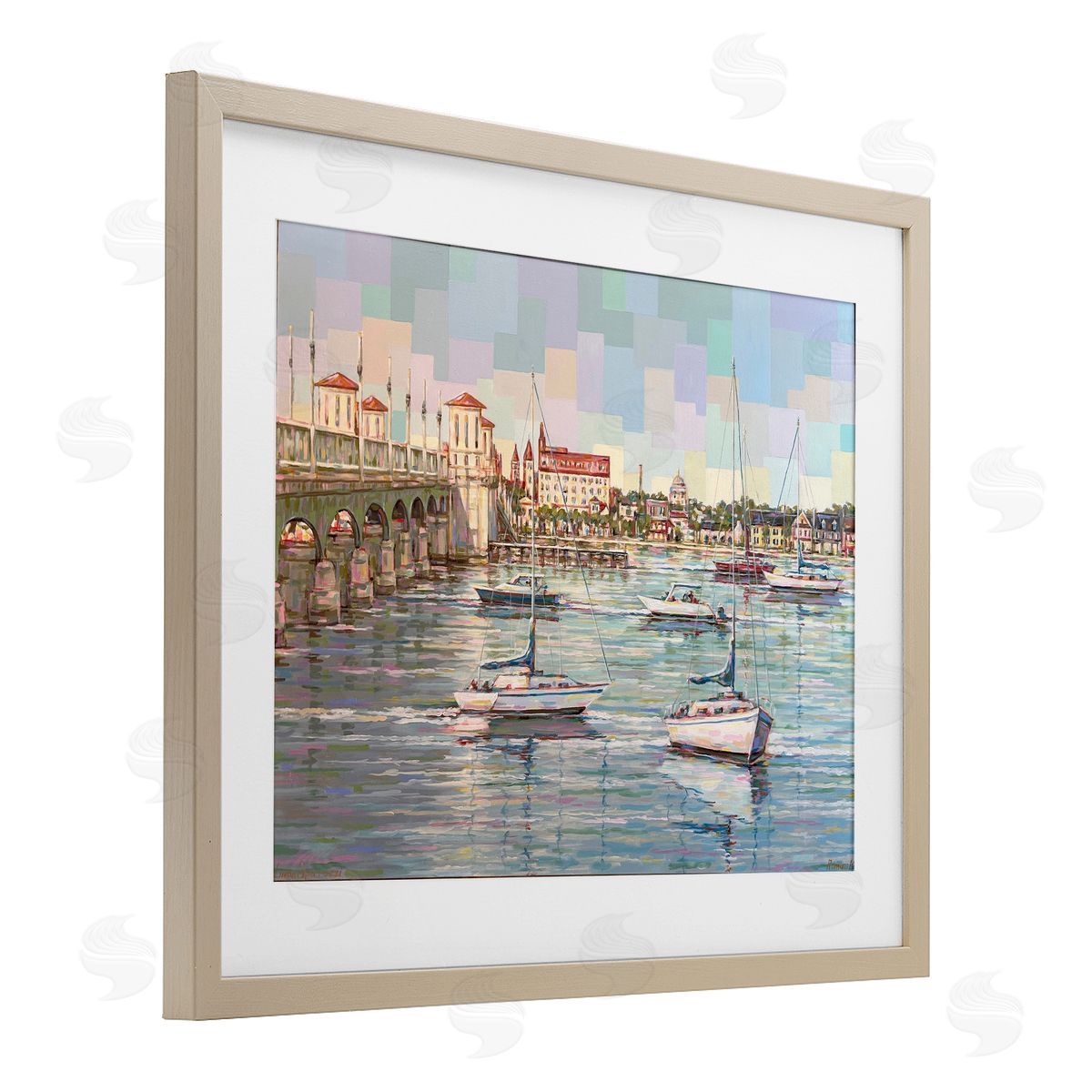 Linda Sperruzzi The Colors Of Bayfront Canvas Wall Art Print