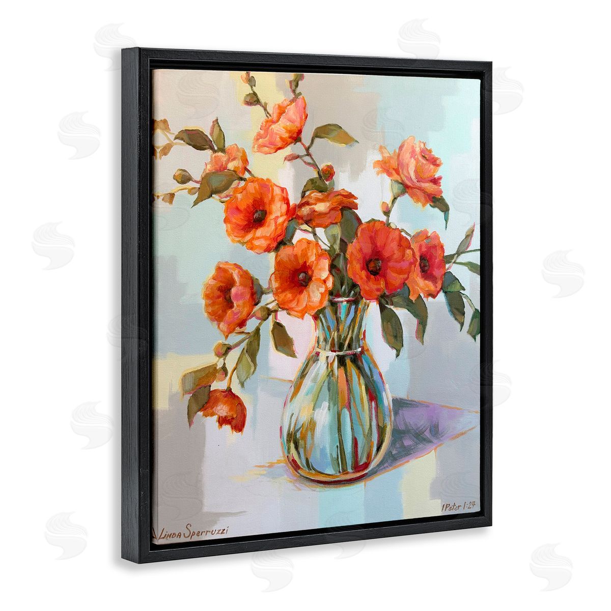 Linda Sperruzzi Camellias From The Garden Canvas Wall Art Print