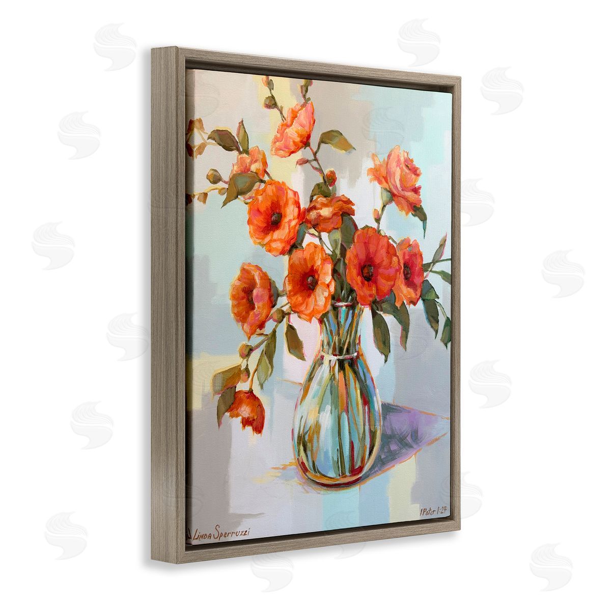 Linda Sperruzzi Camellias From The Garden Canvas Wall Art Print