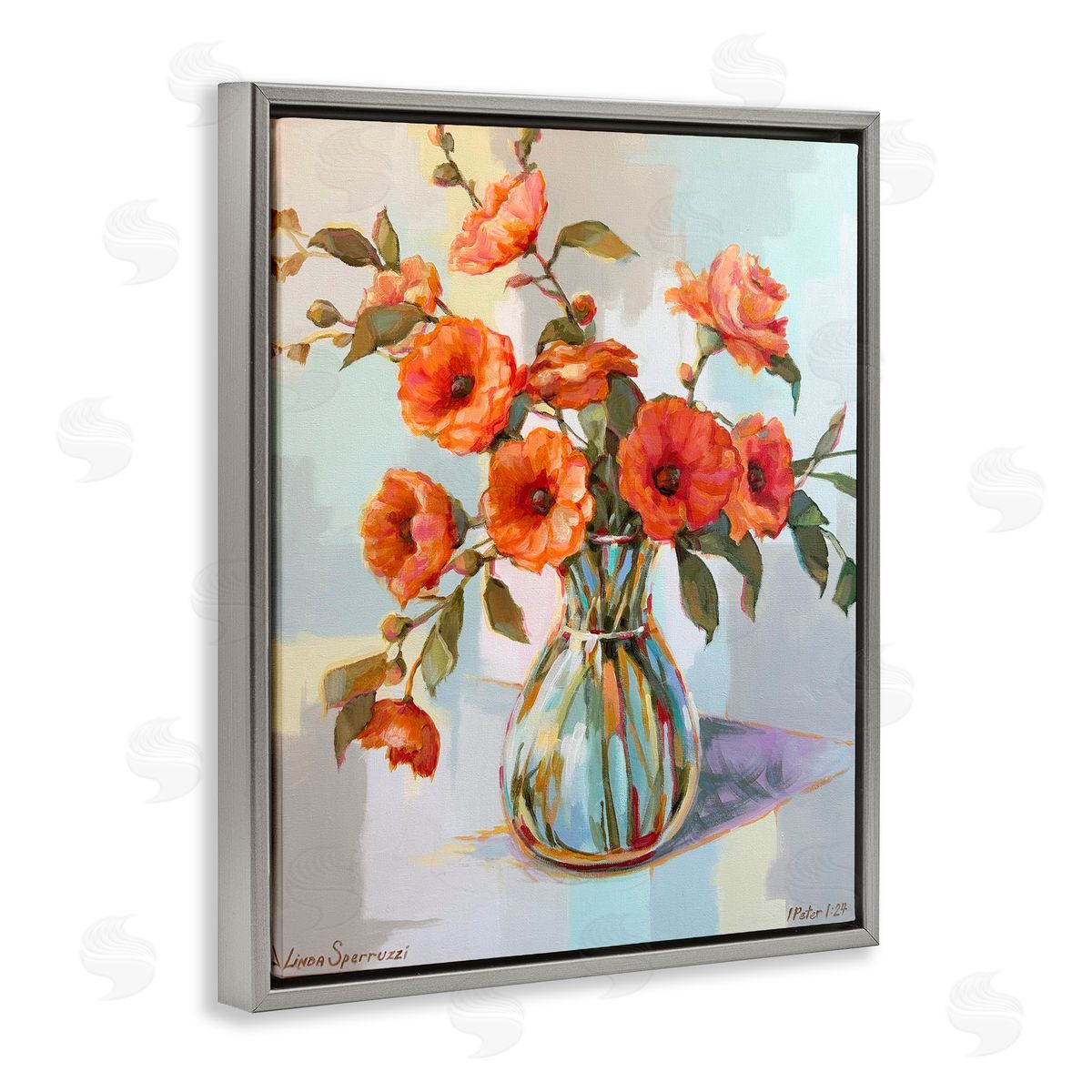 Linda Sperruzzi Camellias From The Garden Canvas Wall Art Print