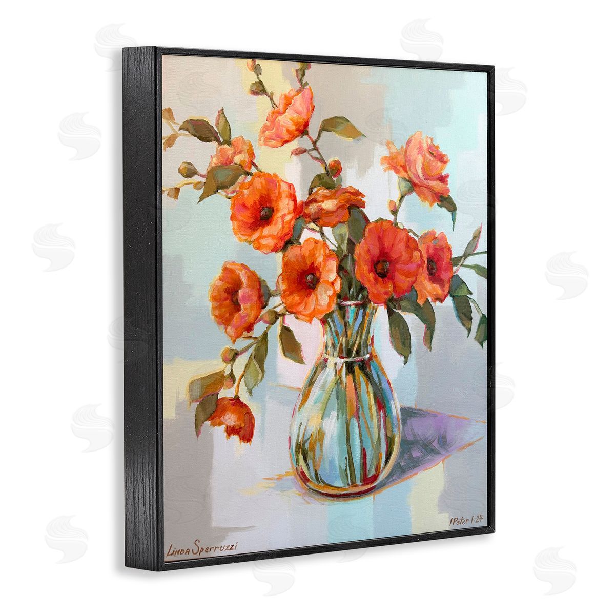 Linda Sperruzzi Camellias From The Garden Canvas Wall Art Print