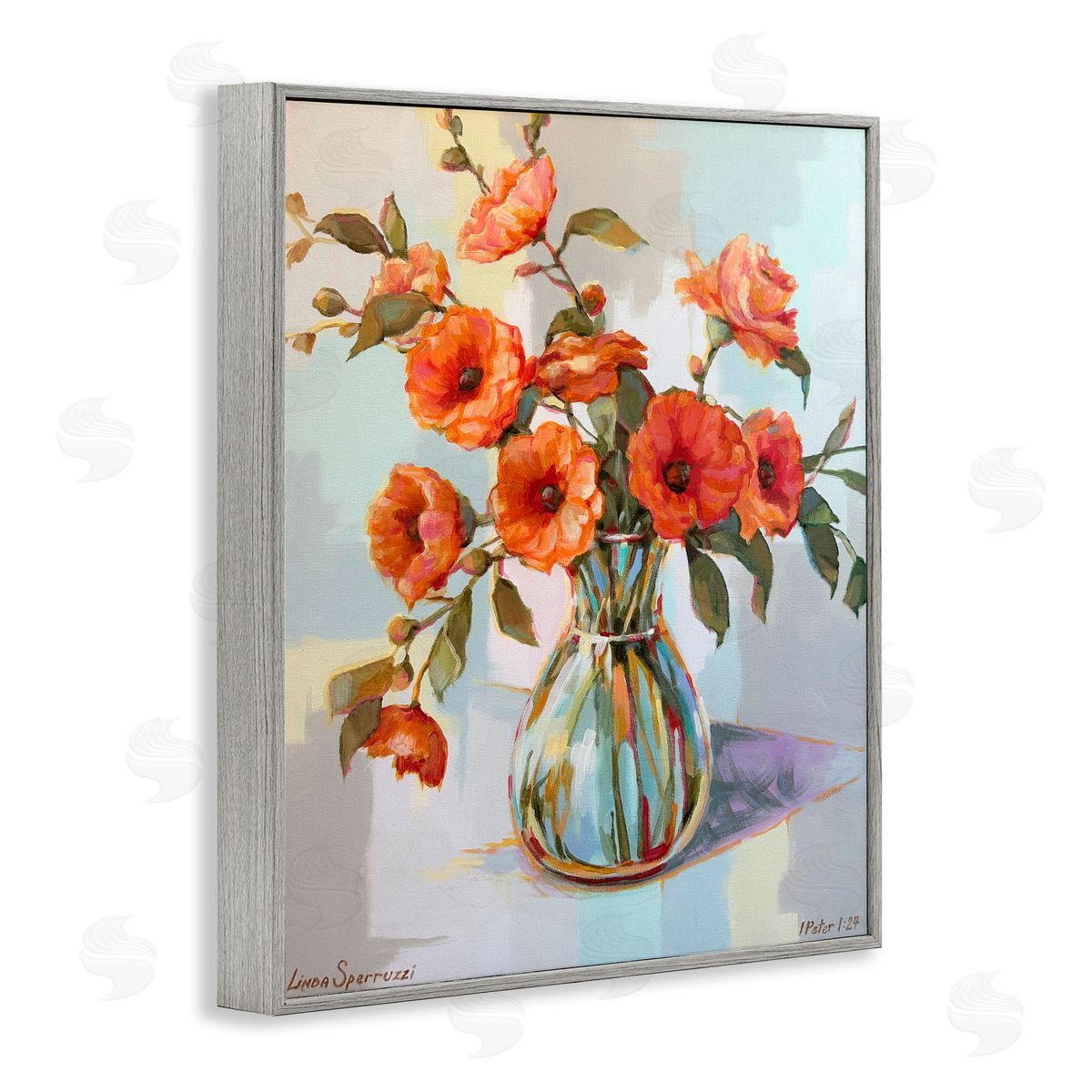 Linda Sperruzzi Camellias From The Garden Canvas Wall Art Print