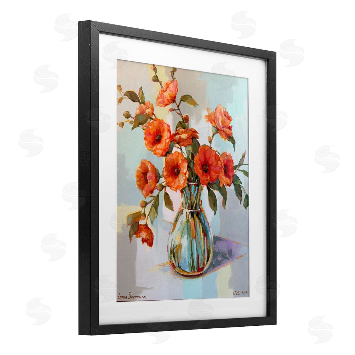 Linda Sperruzzi Camellias From The Garden Canvas Wall Art Print
