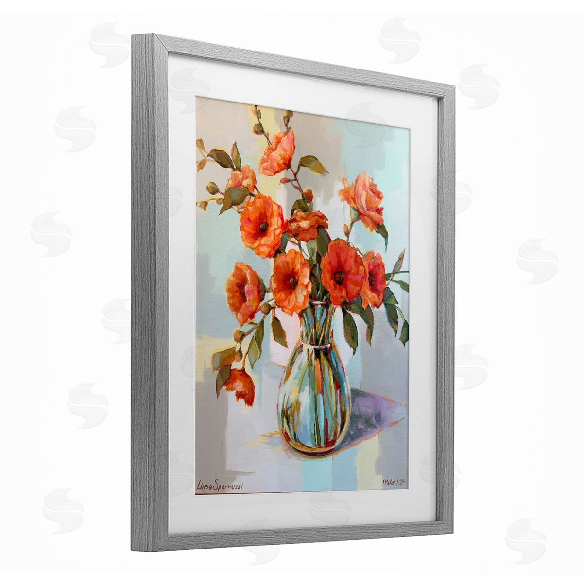 Linda Sperruzzi Camellias From The Garden Canvas Wall Art Print