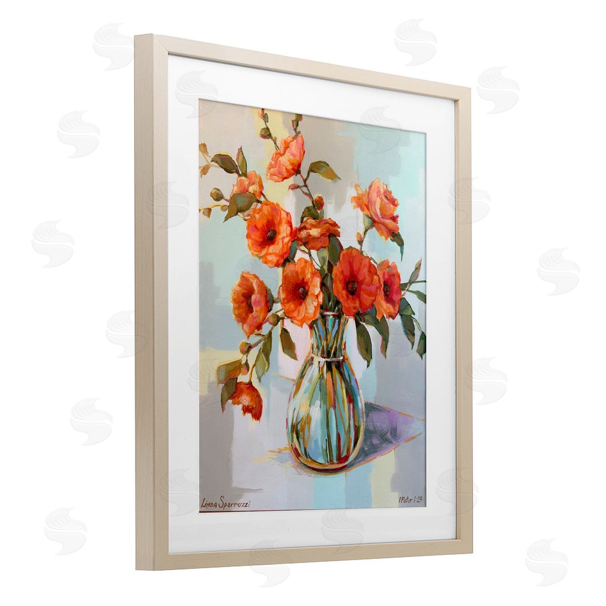 Linda Sperruzzi Camellias From The Garden Canvas Wall Art Print