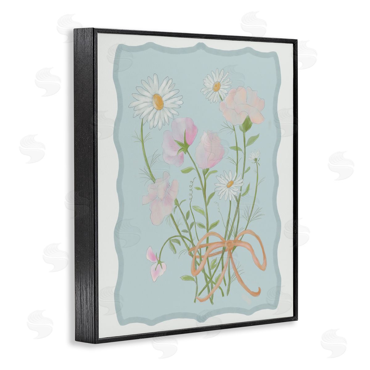 Leslie Hermosa Spring Cottage Clippings Black Framed Giclee Print Wall Art