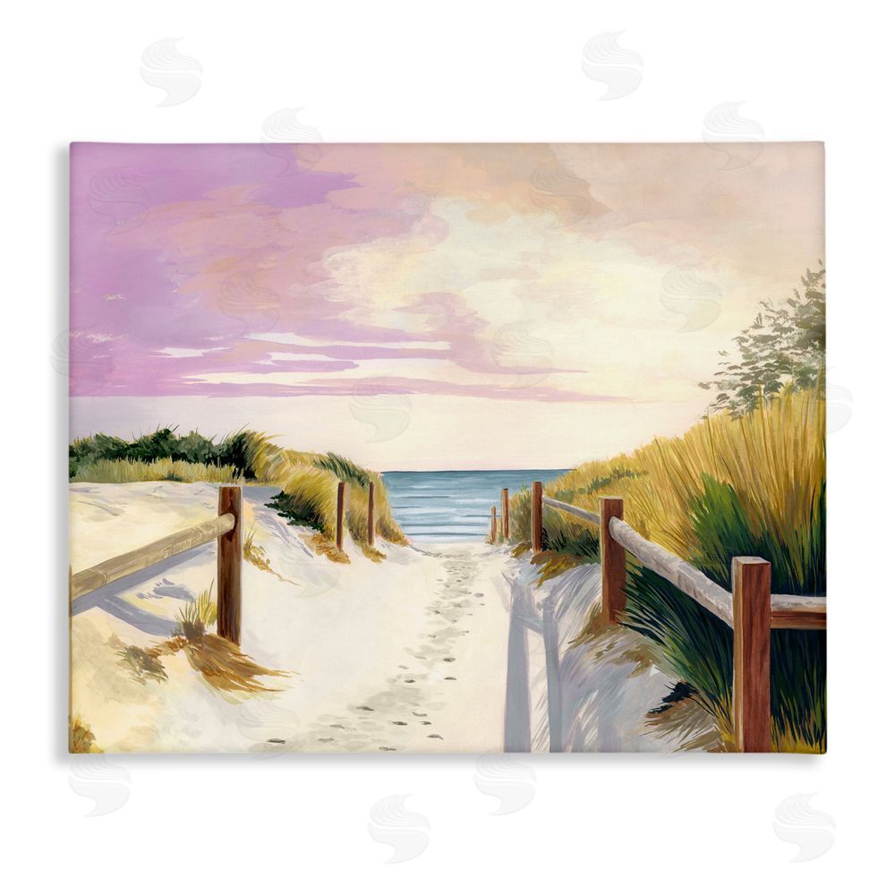 Courtney Haley Cottesloe Beach Pathway Stretched Canvas Wall Art Print