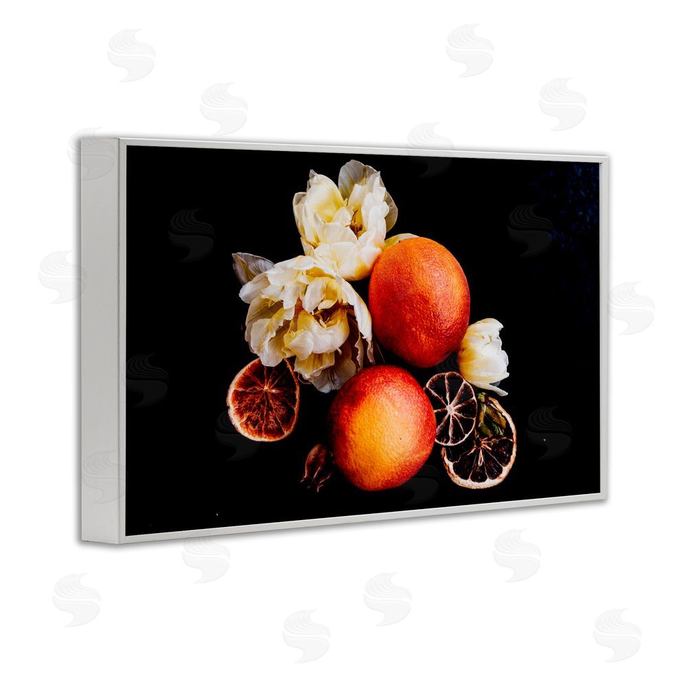 Amy Carroll The Still Spring Fruit White Framed Giclee Print Wall Art