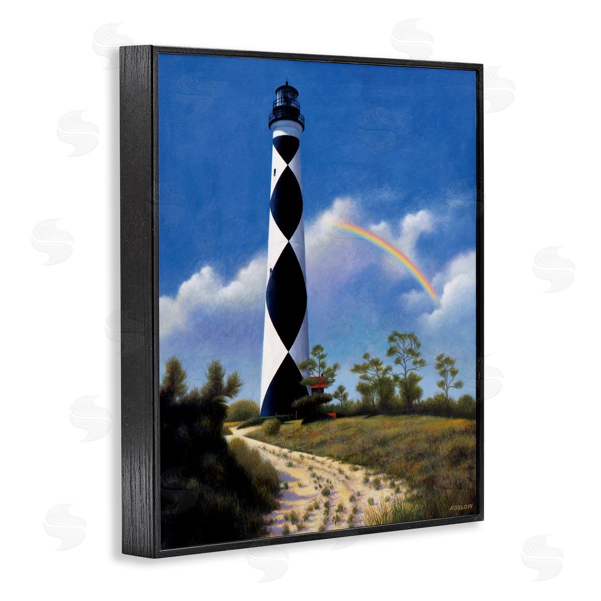 Wind River Studios North Carolina Cape Lookout Black Framed Giclee Print Wall Art