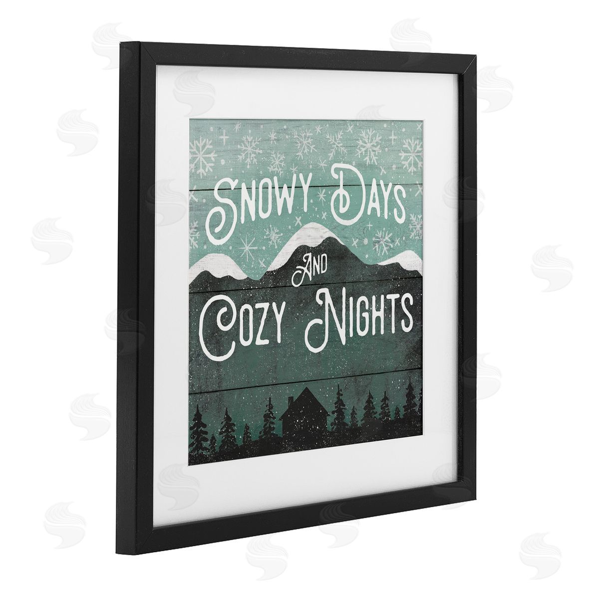 Jilly Jack Designs Snowy Days And Cozy Nights Canvas Wall Art Print