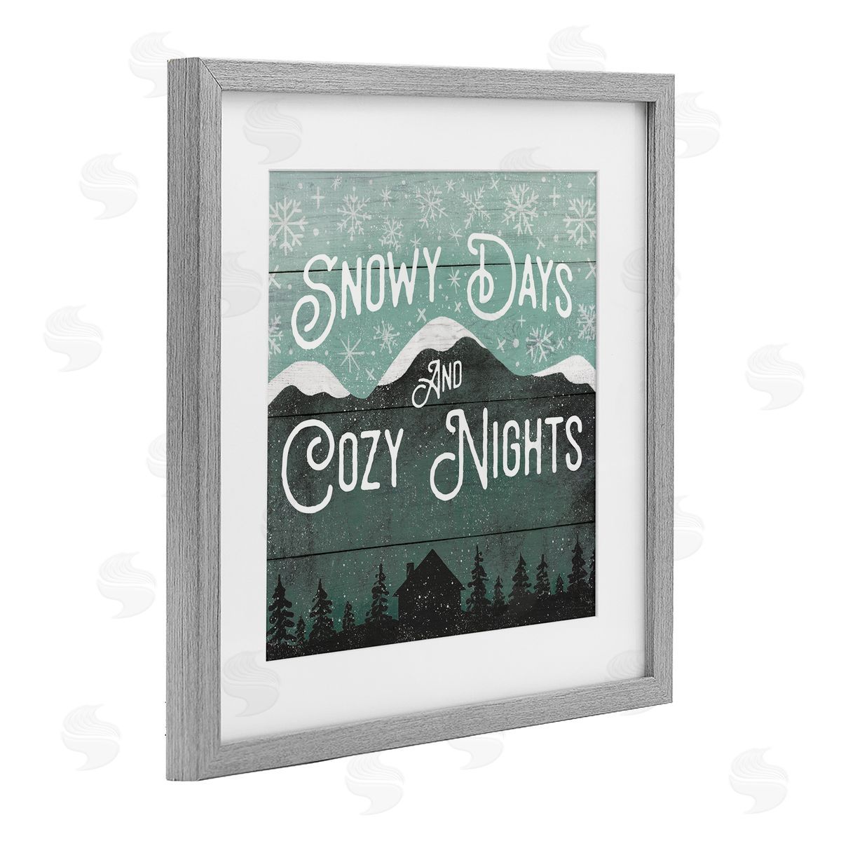 Jilly Jack Designs Snowy Days And Cozy Nights Canvas Wall Art Print