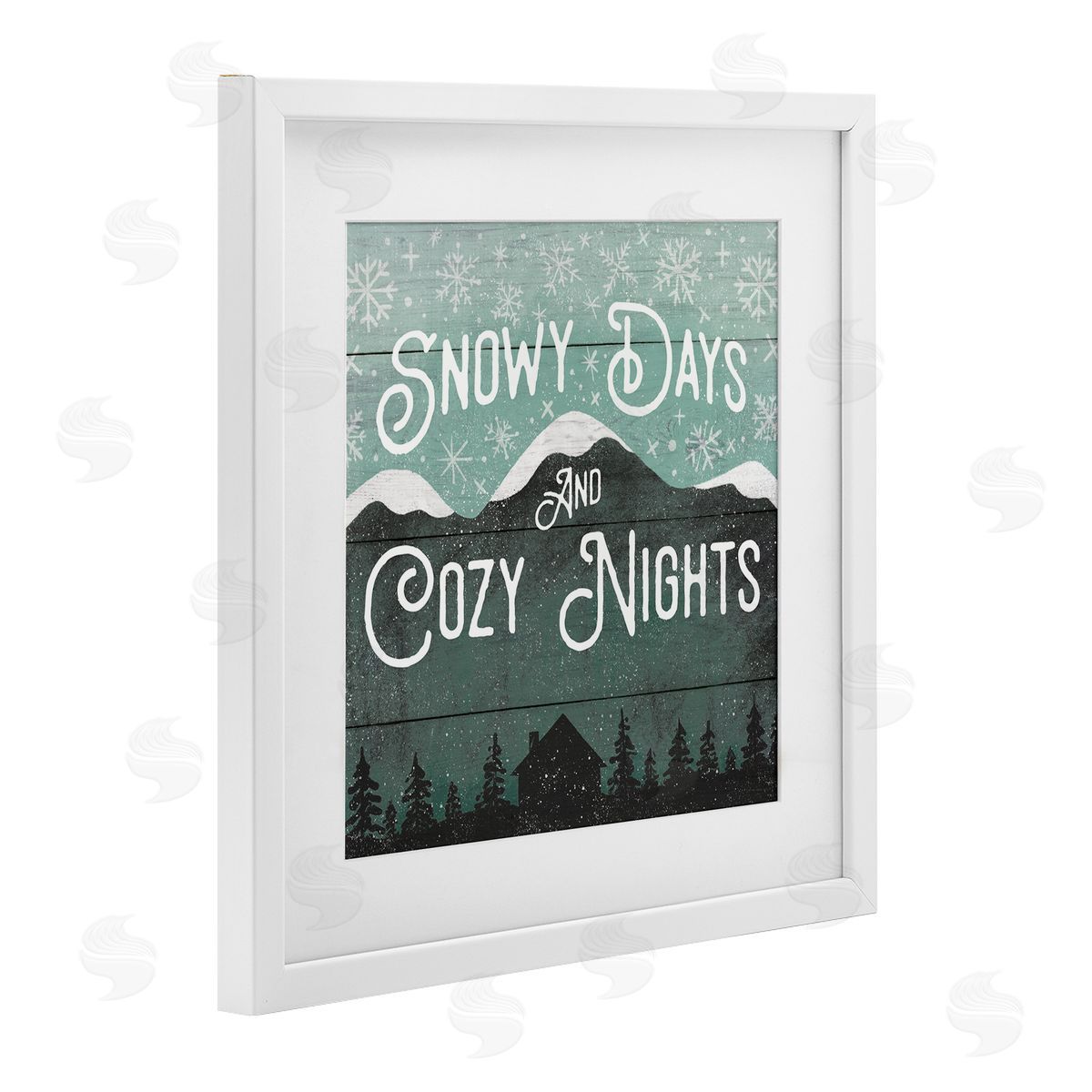 Jilly Jack Designs Snowy Days And Cozy Nights Canvas Wall Art Print