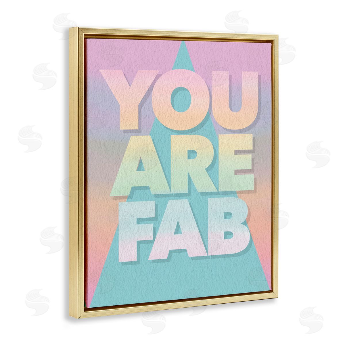 Jilly Jack Designs You Are Fab Pastels Canvas Wall Art Print