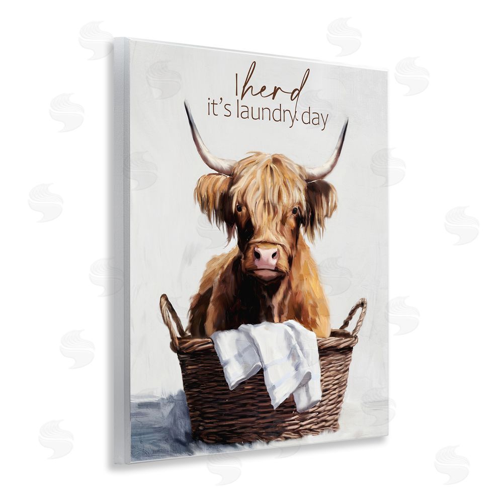 Kim Allen Herd It's Laundry Day Wooden Wall Plaque Art Print