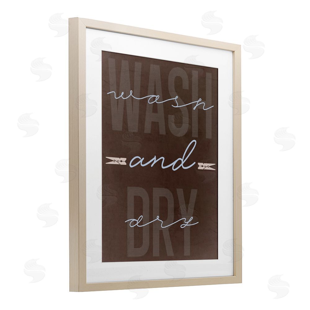 Marcus Prime Wash And Dry Brown Brown Framed Print Under Glass Wall Art
