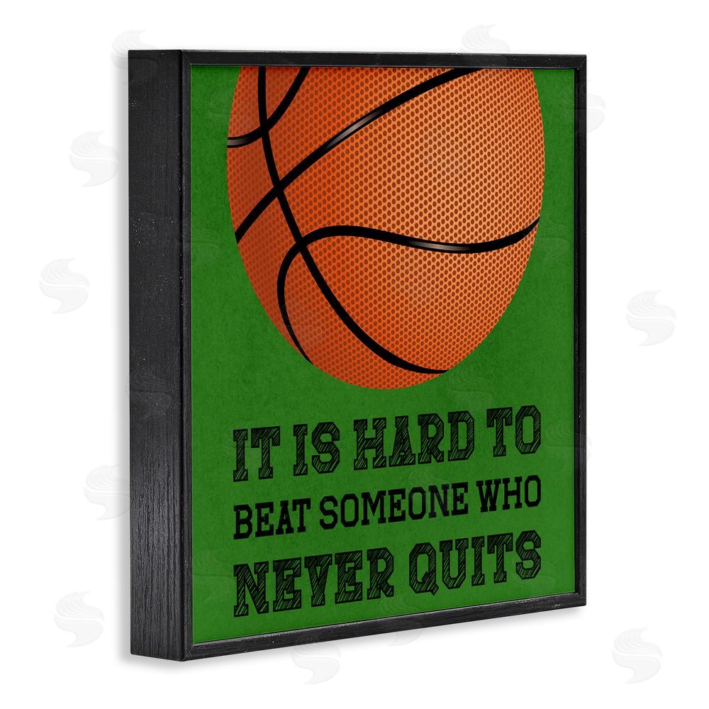 Marcus Prime Someone Who Never Quits Black Framed Giclee Print Wall Art