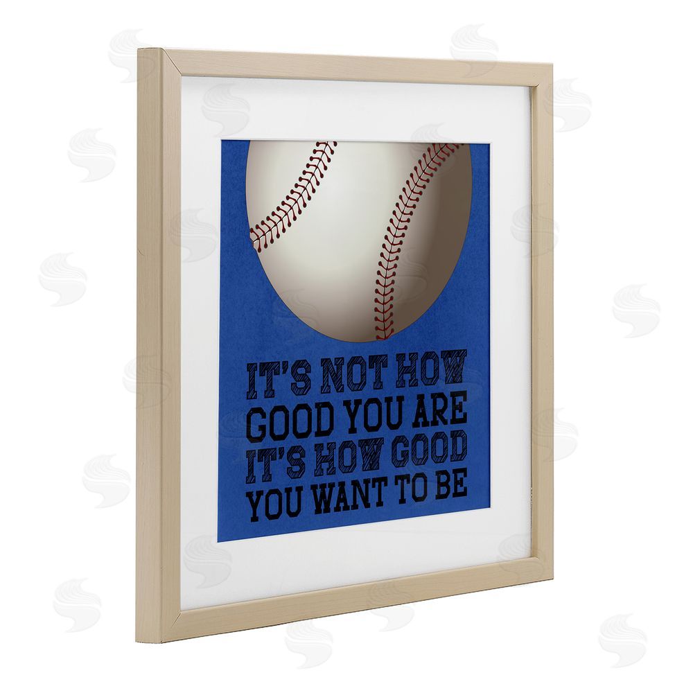 Marcus Prime How Good You Want To Be Brown Framed Print Under Glass Wall Art