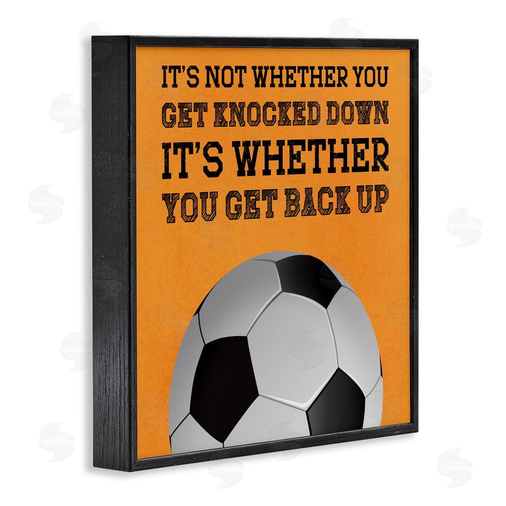 Marcus Prime Whether You Get Back Up Black Framed Giclee Print Wall Art