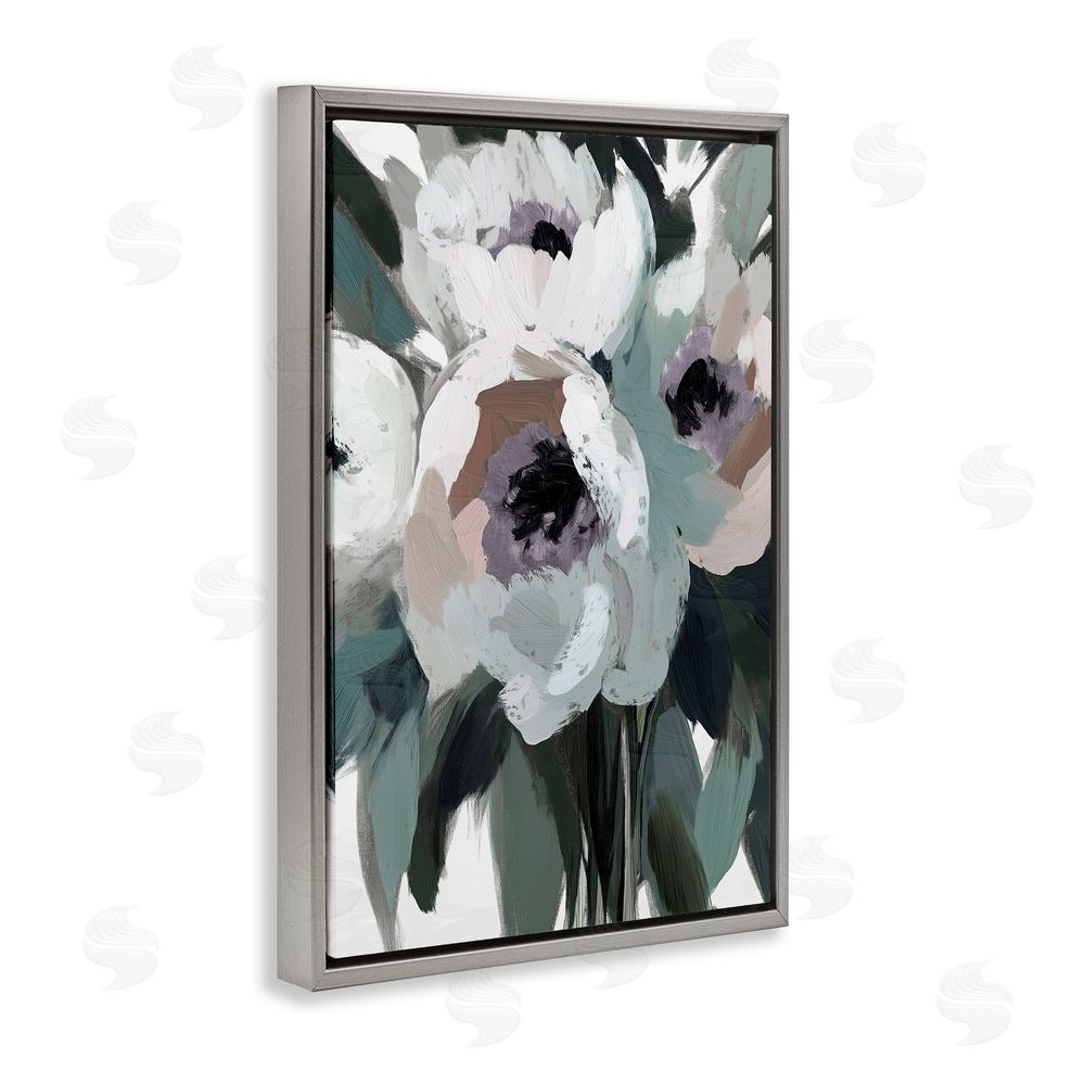 Annabelle Hall The Absence of Sorrow Gray Floating Frame Canvas Wall Art Print