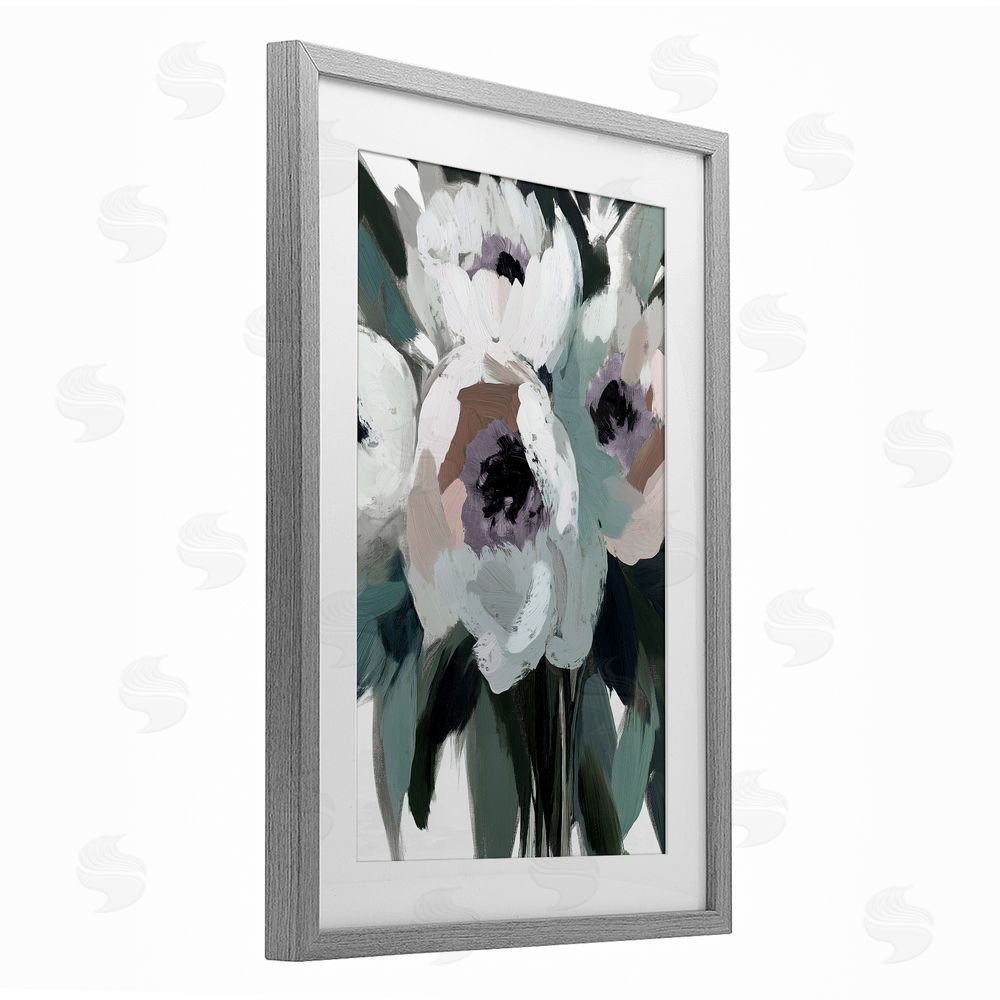 Annabelle Hall The Absence of Sorrow Gray Framed Print Under Glass Wall Art