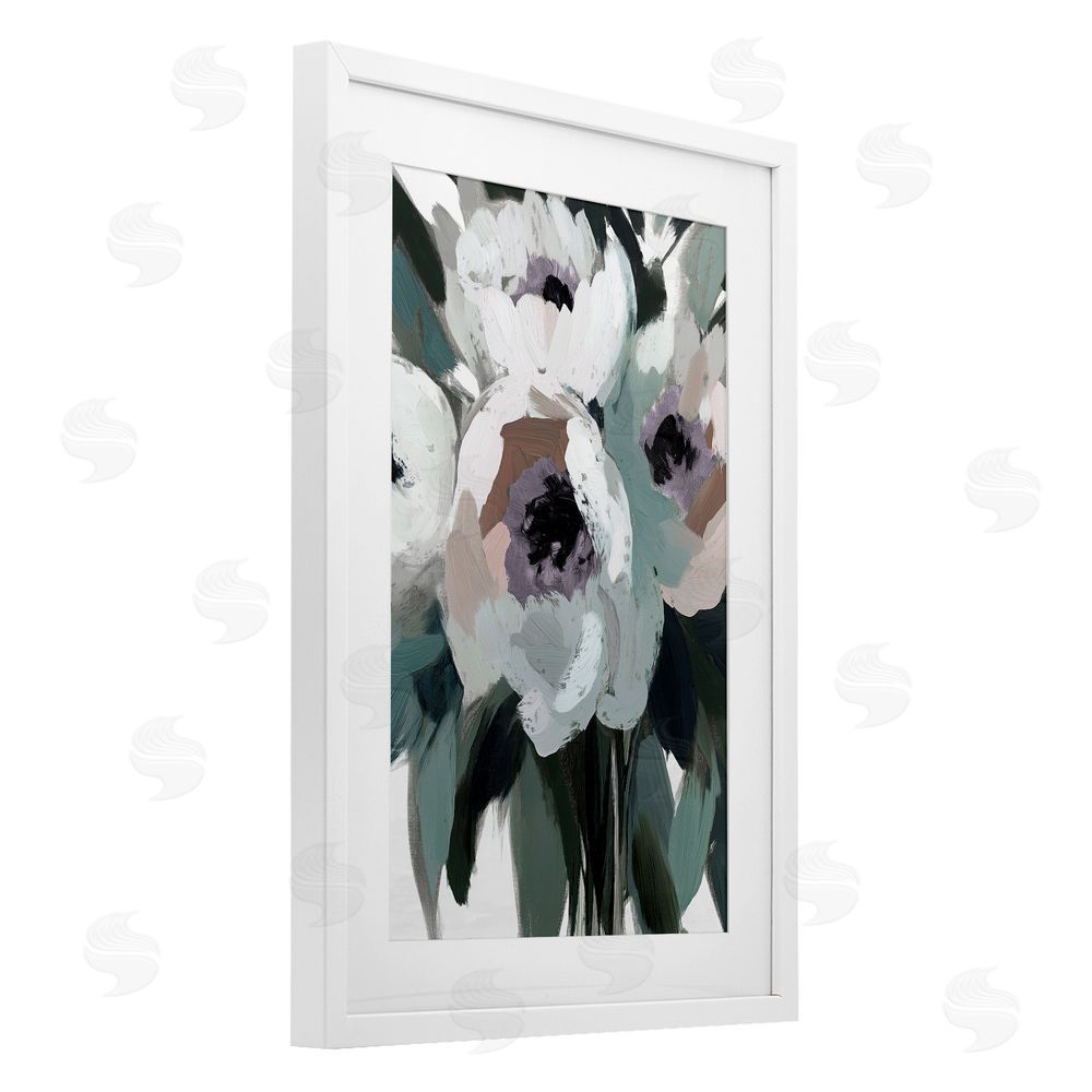Annabelle Hall The Absence of Sorrow White Framed Print Under Glass Wall Art