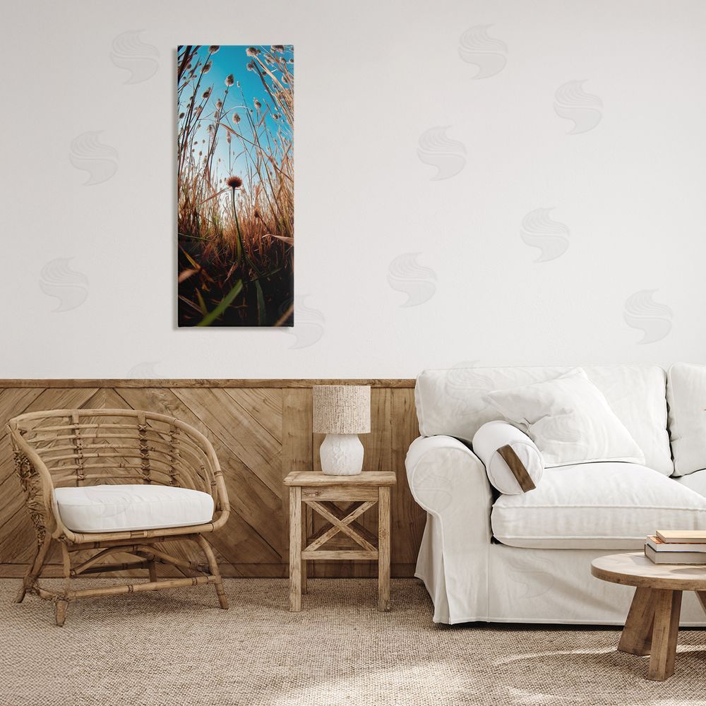 Decent Exposures Daydream Botanical Meadow Stretched Canvas Wall Art Print in Room