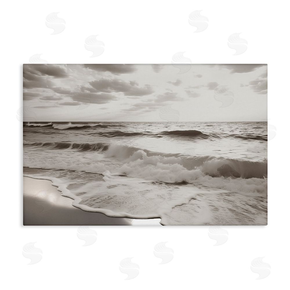 Decent Exposures Beach View Reverie Stretched Canvas Wall Art Print