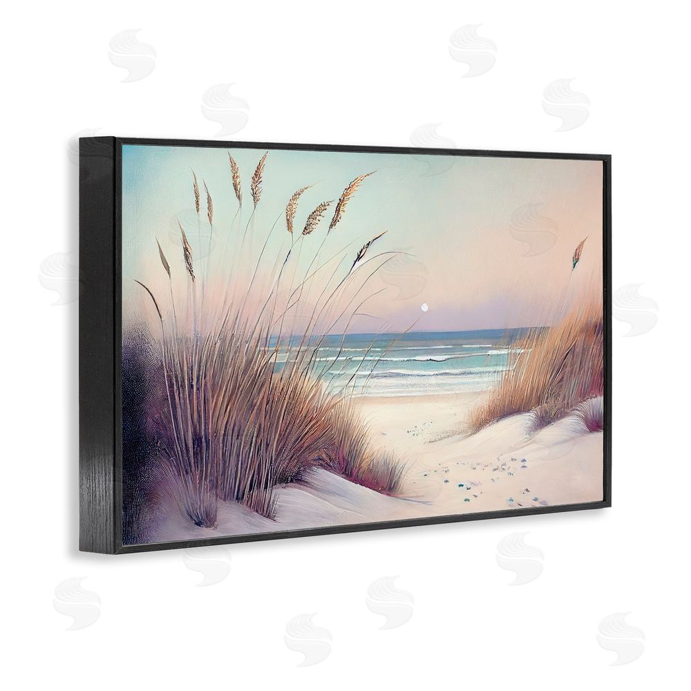Sasha Euphoria Beach Dunes View Black Framed Giclee Print Wall Art