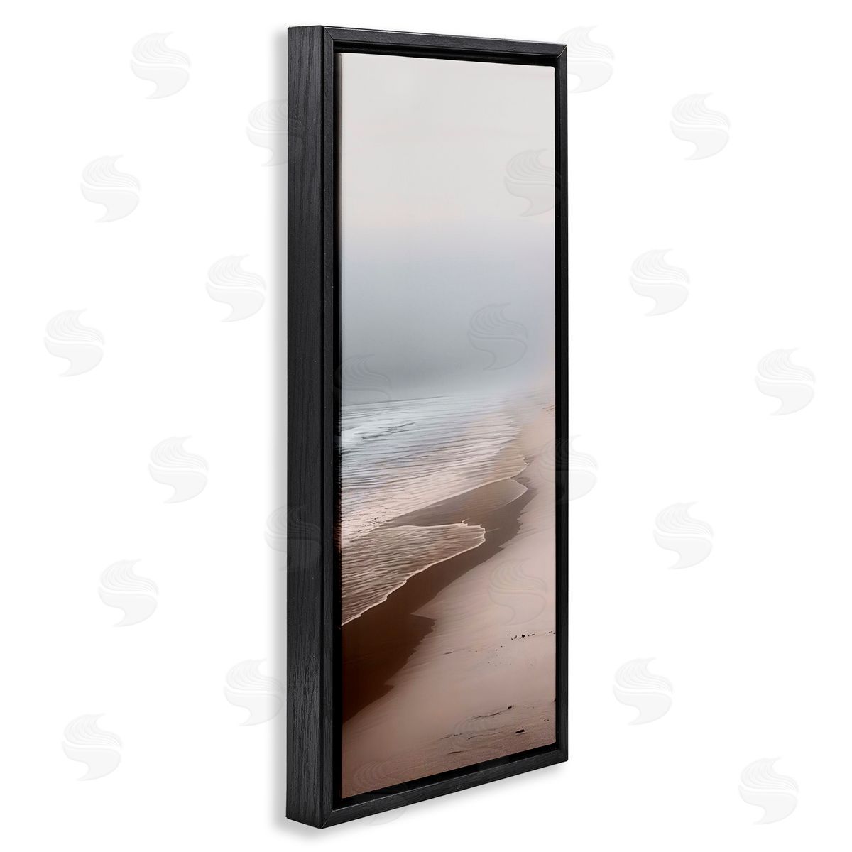 Sasha Take Me Down To Sea Again Black Floating Frame Canvas Wall Art Print