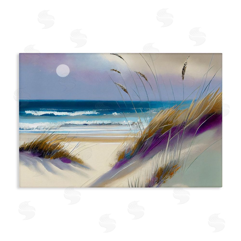 Sasha Beach Dunes Serenity Stretched Canvas Wall Art Print