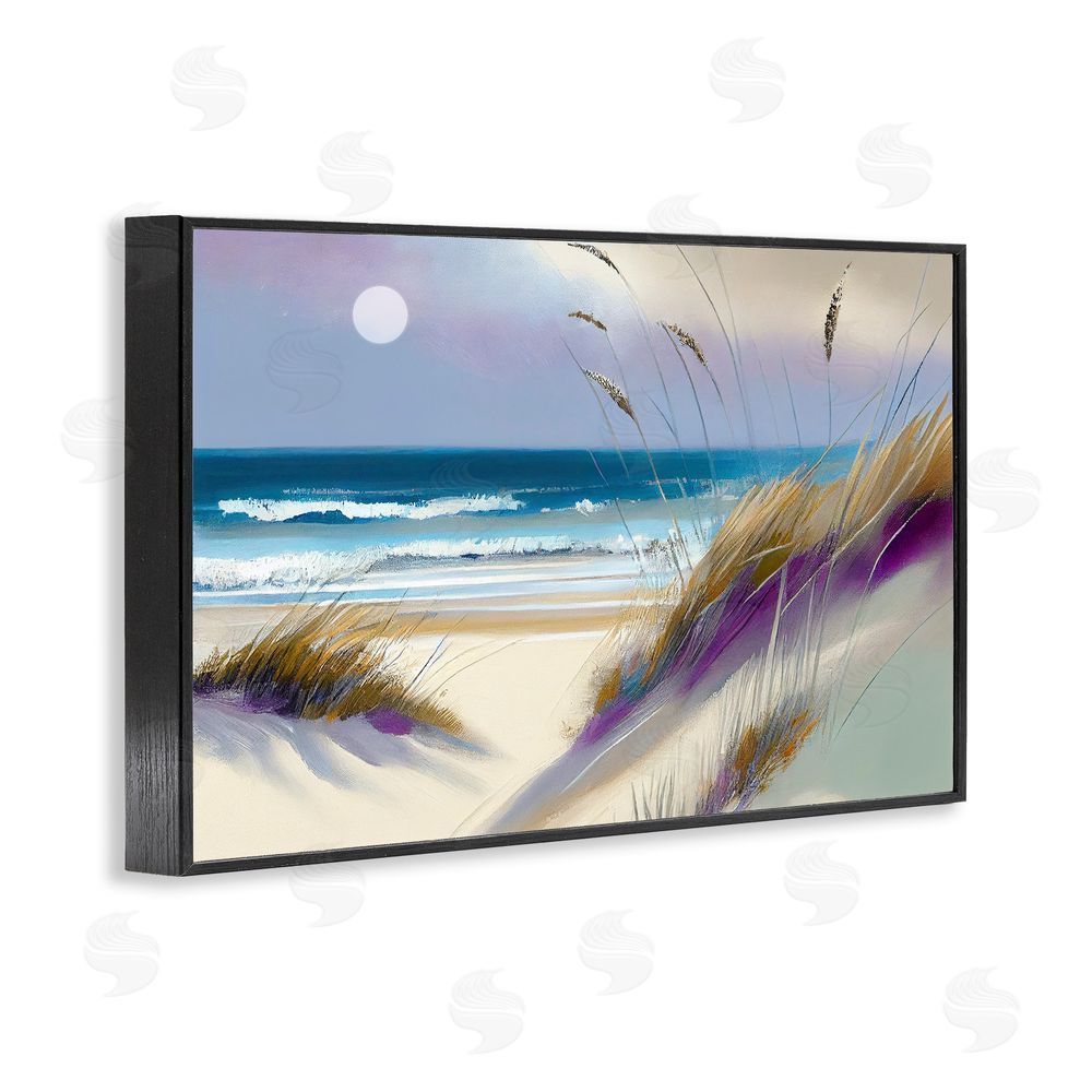 Sasha Beach Dunes Serenity Black Framed Giclee Print Wall Art