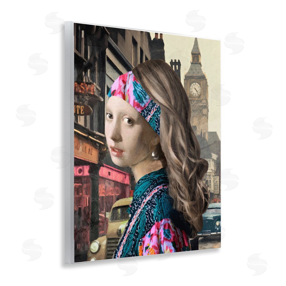 Sasha Carnaby Street Remix Painting Wooden Wall Plaque Art Print