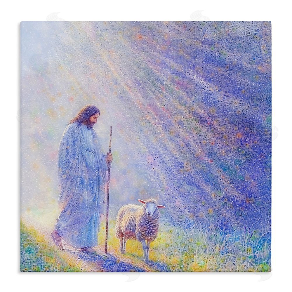 Ivan Guaderrama Guiding Light Shepherd Stretched Canvas Wall Art Print