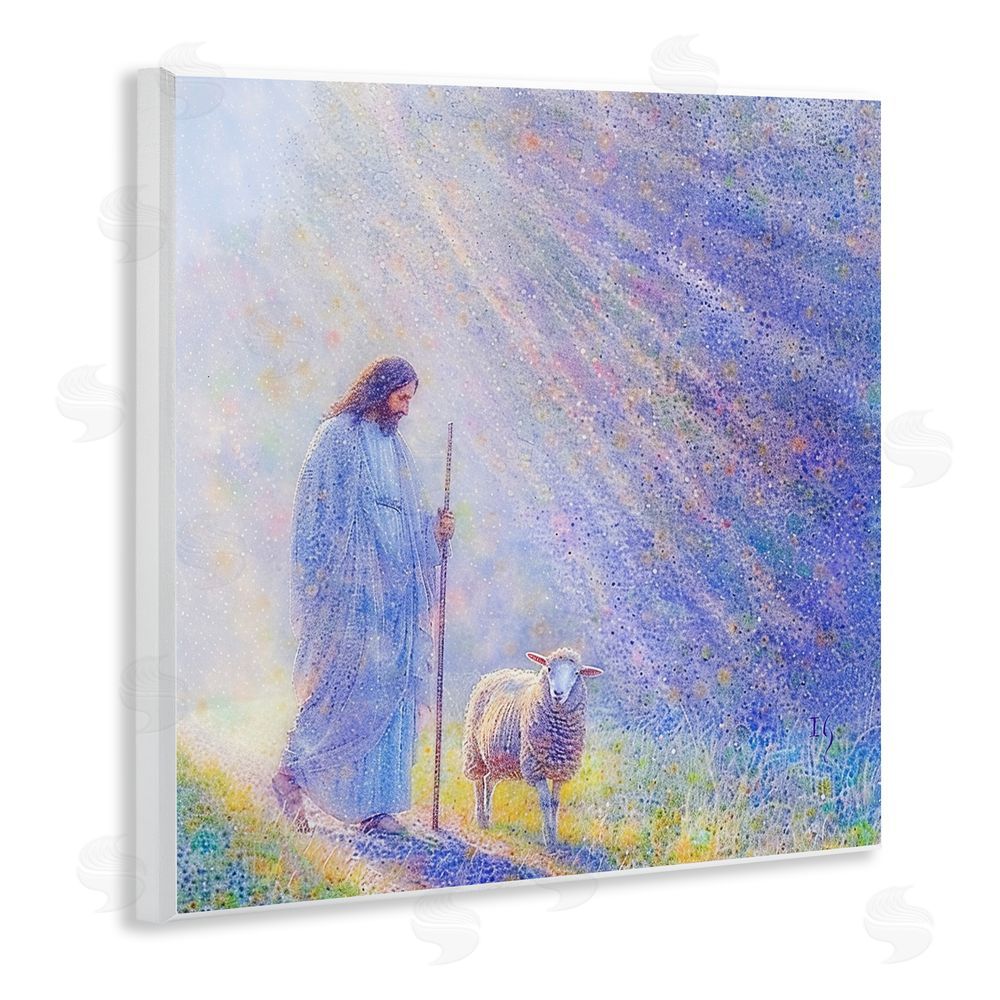 Ivan Guaderrama Guiding Light Shepherd Wooden Wall Plaque Art Print